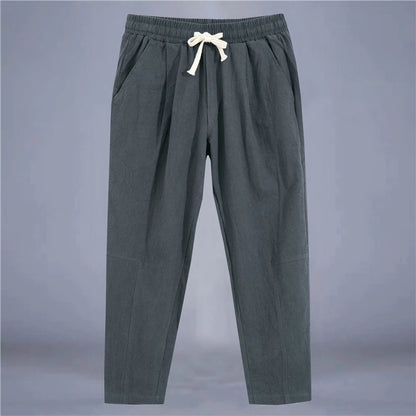 COTTON LINEN PANTS