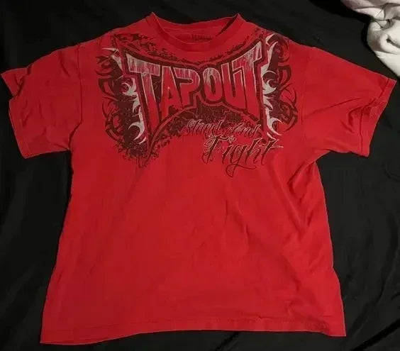 Y2K VINTAGE TAPOUT T-SHIT