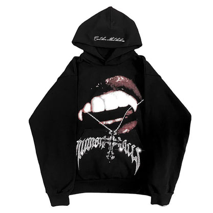 Y2K OPIUM VAMP VINTAGE HOODIE