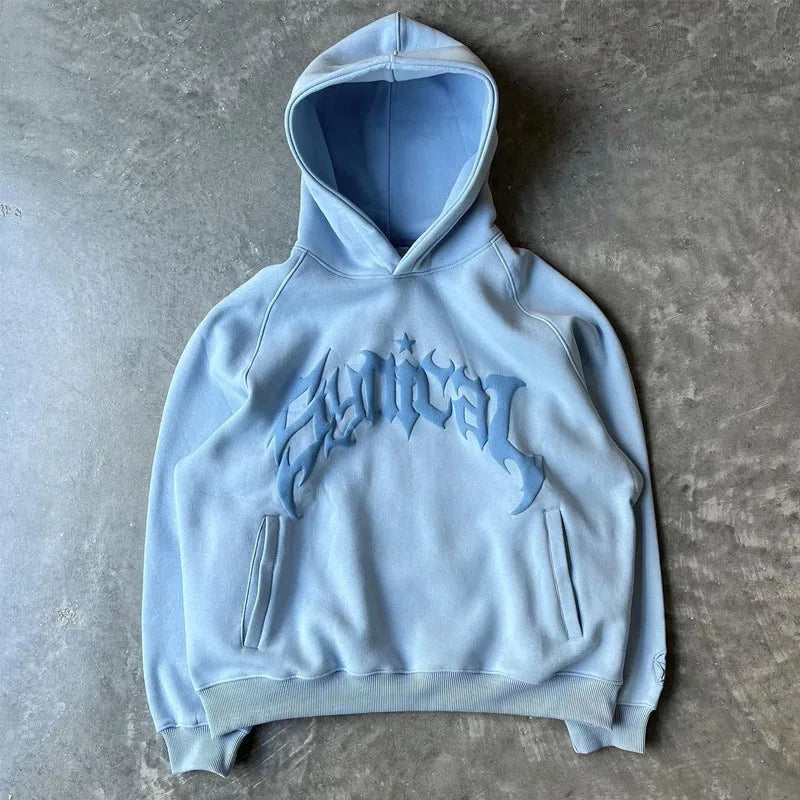 Y2K OVERSIZED SINICAL VINTAGE HOODIE