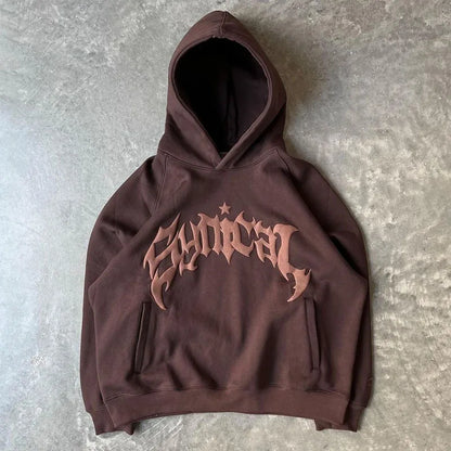 Y2K OVERSIZED SINICAL VINTAGE HOODIE