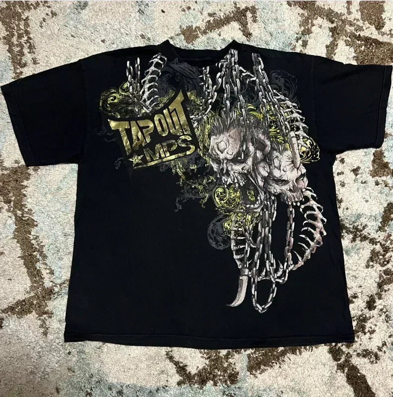 Y2K VINTAGE TAPOUT T-SHIT