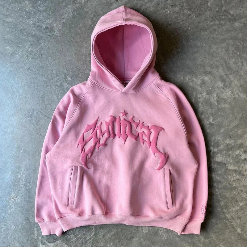 Y2K OVERSIZED SINICAL VINTAGE HOODIE