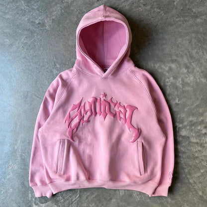 Y2K OVERSIZED SINICAL VINTAGE HOODIE