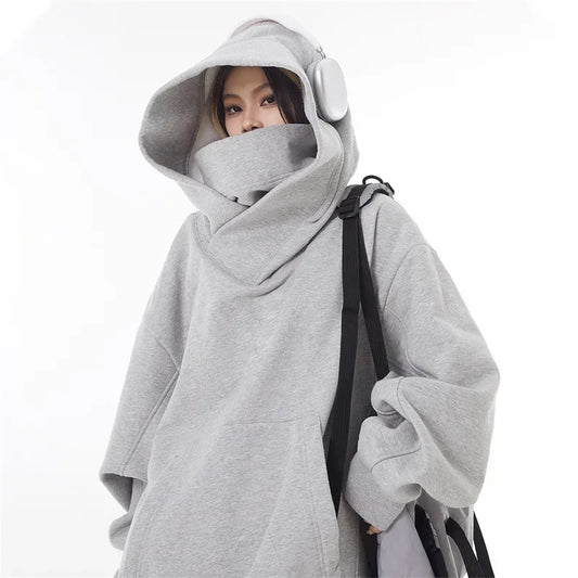 NINJA OVERSIZED HOODIE SWEATSHIRT