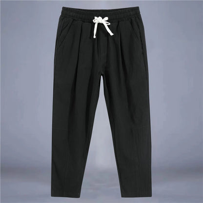 COTTON LINEN PANTS