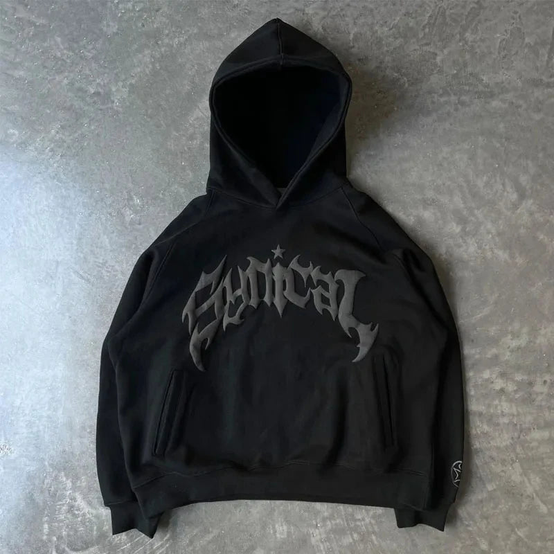 Y2K OVERSIZED SINICAL VINTAGE HOODIE