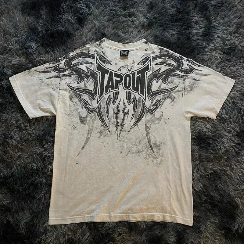 Y2K VINTAGE TAPOUT T-SHIT