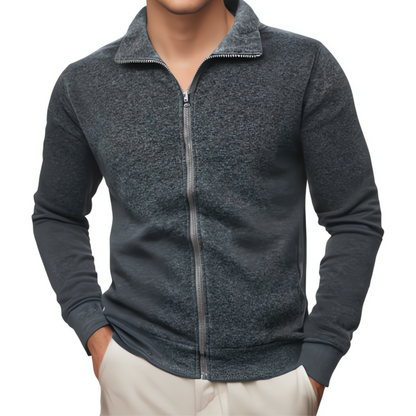 CASUAL SPORTS ZIP CARDIGAN